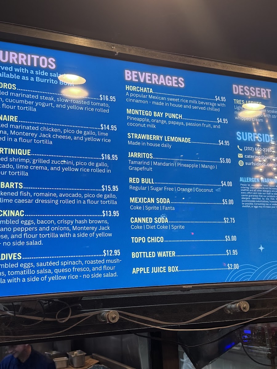 Surfside Taco Stand Menu - Image 4